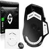 SensoryBoost Rush Glas Glides Set compatibile con Logitech G502 X Plus, Lightspeed - ultra veloce e delicato, lucidato, arrotondato, robusto - Piedini di ricambio per mouse, pattini (non per tappetini