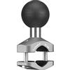 FANAUE Base per specchietto retrovisore in alluminio CC-06, compatibile con supporti RAM di dimensioni B, braccio a doppia presa a sfera da 2,5 cm, supporto per telefono per bici e moto, per guida di