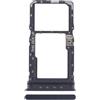 Generico Ricambio Compatibile con Motorola Moto G 5G 2023 XT2313-4 XT2313-6 XT2313-3 Carrello Vassoio Alloggio SUPPORTO adattatore SLOT PORTA CARD carrello per SCHEDA SIM + vano Memoria Micro Sd (Nero)