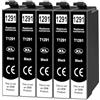 Yowell 5X Cartucce T1291 Nero Compatibili con Epson T1291 T1295 Nero