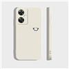 PAIX Custodia Morbida in Silicone Compatibile con OnePlus Nord CE 3 Lite 5G Cover,Bianco