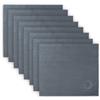 Xcdhemde® 8 Panno Pulizia Occhiali Microfibra - 20x21cm | Grigio, Riutilizzabile, per la Pulizia di Lenti, Occhiali, Schermi, Telefoni cellulari e Computer