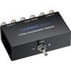 CAMWAY 2(1) In-1(2) Out Amplificatore Altoparlante Selettore,Commutatore Amplificatore a 2 Vie con Interruttore A/B/OFF,Connettore a Banana Placcato Oro per Home Cinema Studio