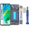 It'Go Display Full OLED per Samsung S21 FE G990 con impronte digitali LCD di ricambio touch screen con strumento nero con cornice di alta qualità