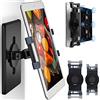 AboveTEK Supporto Magnetico Universale da Parete per iPad, Pinza Rotante 360° per Tablet 6-13 pollici, Forte Attacco a Superfici Metalliche su Armadio Lavagna Frigorifero Cucina Auto