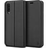 BEZ Cover per Samsung A50/ A30s, Custodia Compatibile per Samsung Galaxy A50/ A30s, Protettiva Portafoglio in Pelle con Porta Carta di Credito, Kick Stand, Chiusura Magnetica, Nero