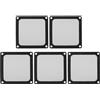 Dpofirs 5 Pezzi 80x80mm Filtro Antipolvere per Ventola di Raffreddamento Computer, Telaio Magnetico Ventola PC Maglia Antipolvere Filtro di Raffreddamento PC, Filtro Ventola Copertura