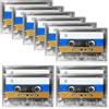 GBKDQQ 10 cassette audio vuote, 60 minuti a basso rumore, cassette audio vuote, cassetta musicale, cassetta vuota per registrare conferenze, seminari registrazioni quotidiane