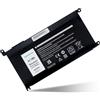 BORSCELLOR WDX0R WDXOR - Batteria per PC portatile Dell Latitude 3480 3580 3189 3379, Inspiron15 5565 5567 5568 5578 5579,7560 7570 7573 7579, Vostro 5468 568 CRH3 TT. 2JX4 FC92N 11.1v 41.1Wh
