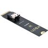 Cablecc NGFF M-Key NVME a U.2 U2 Kit SFF-8639 a SFF-8654 Slimline SAS PCIe SSD Adattatore per scheda madre