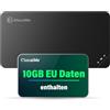 GlocalMe U3 4G Router WLAN portatile, nessuna scheda SIM necessaria, hotspot MiFi con 10 GB di dati europei, disponibile in oltre 200 paesi, Wi-Fi portatile per viaggiare senza contratto