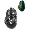 toergy 1 set di nastro antiscivolo per Razer Basilisk V3 Pro, resistente al sudore, facile da usare, design autoadesivo, kit di aggiornamento professionale per mouse, motivo stampato nero