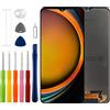 Duotipa Display LCD da 6,6, compatibile con Samsung Galaxy XCover7 SM-G556B, display LCD touchscreen, montaggio con kit di strumenti di riparazione, nero
