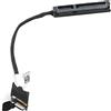 HSSDTECH Cavo Piatto SATA Ricambio per dell Latitude EDC50 5500 5501 5502 5505 5510 5511, Precision 3540 3550 3551 3541 3542 M3540 M3541 M3542 M3550 M3551 HDD Connector