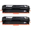 MEGOFFICE 203X CF540X Toner Nero Compatibile con Cartucce Toner HP 203X (2 nero)