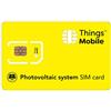 Things Mobile Scheda SIM per FOTOVOLTAICO -Things Mobile - con copertura globale e rete Multi-operatore GSM/2G/3G/4G LTE, senza costi fissi, senza scadenza€10 di credito Incluso