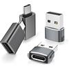 Elebase Adattatore USB a USB C per iPhone 17 Pro 4Pack,Caricatore Maschio Type C a 3.0 Femmina,Convertitore Thunderbolt 4 a USBA OTG per iPhone 17 16 15 14,iPad,Samsung S26 S25,M56,M55,Apple Watch 11