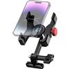 ROCKBROS Porta Cellulare Bici, Supporto Telefono Moto in Alluminio, Supporto Universale per Smartphone da 4,7 a 7,11 in, adatto per MTB, Gravel, E - bike e Scooter, Nero