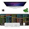 GSQITE Linux Shortcuts - Tappetino per mouse italiano, 80 x 30 x 0,3 cm, grande tappetino da gioco, XL & Desk Pad (italiano)