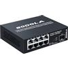 SODOLA Switch a 8 porte da 2,5 Gb non gestito con 8 porte da 2,5 GBASE-T, 1 x 10 G SFP+, capacità di commutazione 100 Gbps, senza ventola, alloggiamento in metallo, switch di rete Plug & Play 2,5 Gb