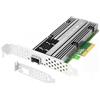 Euqvos 25Gb Ethernet server Adattatore per Mellanox ConnectX4, PCIe 3.0 X4, 1 porte 1*SFP28, RDMA, 25/10/1 Gbps, 25 Gigabit NIC Supporto Windows Server/Windows/Ubuntu/Linux