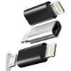 WASRUYI Adattatore ricarica Micro USB a per Lightning per iPhone 14 13 12 11 pro max(3pack)per Apple MFi Certified cavo Android femmina jack da per ipad pro air mini maschio spinotto adattatori MicroUSB cavi