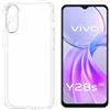 N NEWTOP Custodia Compatibile con VIVO Y28S 5G, Morbido TPU CLEAR Silicone Anti Urto Graffio Trasparente Slim Sottile Flessibile Case Posteriore Proteggi Vetro Display (Solo Cover)