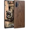 kalibri Cover Compatibile con Samsung Galaxy Note 10 Plus in Legno Naturale e aramide - Wooden Case Porta Cellulare Cover Rigida - Custodia Protettiva Ultra-Slim