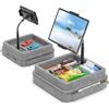 KDD Cuscino Porta Tablet - Supporto iPad Rotante a 360°per Letto, Scrivania, Giro, Divano, Porta Tablet da Letto a collo d'oca con Vassoio di Stoccaggio per iPad Pro 12.9, Air Mini, Telefono, E-Reader