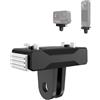 PULUZ Base a sgancio rapido per treppiede Insta360 X5 / Ace Pro/Pro 2, interfaccia universale a 2 poli per treppiedi, supporti, selfie stick e altri accessori per action camera