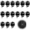 Bgfaquri 15 Pezzi Connettori DC Femmina 2 Pin 5,5 X 2,1 Mm Spina, Connettore Alimentazione 12V DC, Jack Maschio a Femmina per Progetti Elettronici, per Alimentazione DC, Applicazioni FAI DA TE