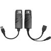 Jectse Adattatore da USB a Ethernet, 100 Metri di Trasferimento di Trasferimento di Estensione USB per Stampante (Spina europea)