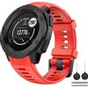 OVERSTEP Compatibile con Garmin Instinct Band Cinturino di Ricambio in Morbido Silicone Compatibile con Garmin Instinct/Solar/Tactical
