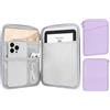 MoKo 6-7 eReader Sleeve Bag per iPad Mini 7 (A17 PRO)/6/5/4/3/2, 7" ereader Colorsoft Signature Edition, 6 ereader 11th/10th/8th Gen, 6.8" ereader Paperwhite 11th/10th Gen 2021/2018, Viola