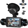 VECHTEL 1080P Dashcam Auto, Schermo IPS da 3 Pollici Dash Cam Auto con Visione Notturna, Scheda da 64 GB, G-Sensor, 24H Monitor di Parcheggio, Registrazione in Loop, Assistente di Retromarcia