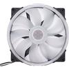 VBESTLIFE Ventole per Case, 200 Mm Grandi Cuscinetti Idraulici Ventole Volume D'aria ARGB Effetto Luce Silenzioso a Basso Rumore 4PIN PWM+5V ARGB Clicca per Collegare Ventola per Case del Computer 12V