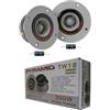 GK SOUND KIT SET PER PYRAMID TW18 2 SUPER TWEETER grigi da 150 watt rms e 300 watt max, da 9,80 cm di diametro e 98 db, con ridotta profondità solo 3,90 cm, a coppia + condensatori omaggio