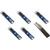TECNOIOT 5pcs 2S 5A Li-Ion Lithium Lipo 7.4V 8.4V 18650 BMS PCM Batterie Protection Board + 5pcs Nickel Strip