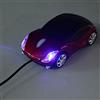 Tutoy 3D Ottico Auto Forma USB Wired Mouse-Rosso