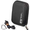 PEDEA Custodia rigida per fotocamera compatta nera adatta per Canon IXUS 185, PowerShot G9 X Mark II/Sony DSC HX90, HX99, RX100, W810, W830/Nikon Coolpix A10/Panasonic Lumix DMC FT30/ABERG Best 21