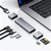 NXPGKEA Hub USB-C 8 in 2, 2 HDMI 4K 60Hz, USB C, 2 porte dati USB A, microSD Card Reader per MacBook Pro 13 pollici, Pro e Air, Dell XPS, Lenovo Thinkpad, HP Laptop