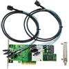 ROSE RAIN Scheda HBA SAS Compatibile con 9211-8i & LSI 9300-8i Modalità IT PCIe, Scheda di SATA, 8 Porte 12 Gbps PCIe 3.0 x8, Supporto Expander SAS, Controller HBA con 2× Cavi SFF-8643 a 4× SATA per ZFS TrueNAS