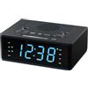 iTOMA Sveglia per camera da letto con radio FM, Bluetooth, display LED dimmerabile, timer di spegnimento, doppia sveglia con pulsante ON/OFF, orologio da comodino per adulti, anziani, bambini iTOMA 515