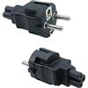 RIIEYOCA Adattatore da spina Schuko a IEC C5, adattatore da presa IEC320 C5 a spina europea CEE 7/7 per laptop o dispositivi con cavo C5 (confezione da 2)