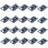 VISSQH 20 pcs 18650 modulo caricabatteria al litio, 5V 1A Micro USB caricatore modulo batteria al litio, con doppia funzione di protezione