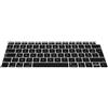 kwmobile Protezione per Tastiera AZERTY (Francia, Belgio) in Silicone Compatibile con Apple MacBook Air 13 2018 2019 2020 A1932 - Nero