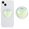 Colexy Supporto Magnetico Cellulare, Impugnatura Smartphone Retrattile con Cuore in Magnetico, Supporto per Telefoni Cellulari a Forma di Cuore Creativo, per smartphone e tablet (Verde)