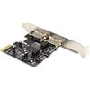 cablecc Scheda di espansione PCI-E a 4 porte SATA 3.0 ESATA PCIE SATA3 6Gbps Scheda di espansione PCI-E