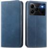 MOJIA Cover per Doogee Note 56 / Note 56 Plus/Note 56 Pro, Custodia Folio Portafoglio in Pelle PU [chiusura magnetica], Case a Libro con Guscio Interno in TPU, Supporto per Carte.. Blu