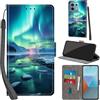 Haninsuze Cover per Xiaomi Redmi Note 13 Pro 5G Custodia Cover Pelle Libro Portafoglio con Porta Carte Magnetica Protezione Antiurto Cuoio Flip Case Custodia Cover per Redmi Note 13 Pro 5G, artico